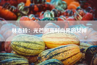 林志玲：光芒照亮时尚界的女神