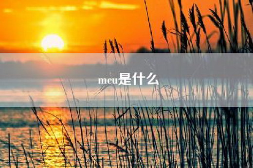 mcu是什么