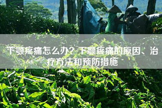 下颚疼痛怎么办？下颚疼痛的原因、治疗方法和预防措施