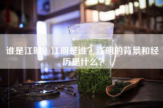 谁是江明？江明是谁？江明的背景和经历是什么？