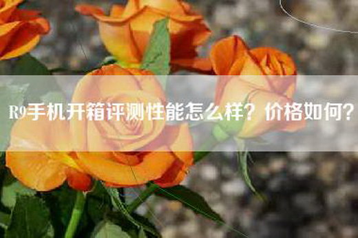 R9手机开箱评测性能怎么样？价格如何？