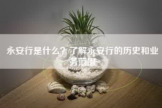 永安行是什么？了解永安行的历史和业务范围