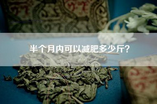 半个月内可以减肥多少斤？