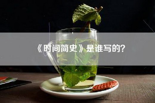 《时间简史》是谁写的？