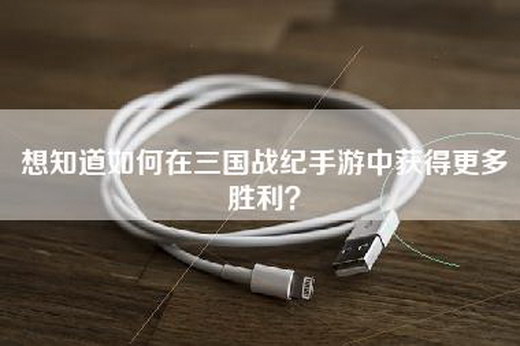 想知道如何在三国战纪手游中获得更多胜利？