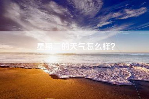 星期二的天气怎么样？