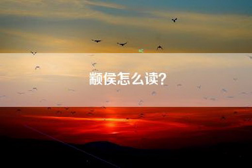 颛侯怎么读？