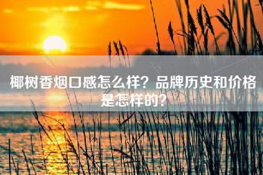 椰树=口感怎么样？品牌历史和价格是怎样的？