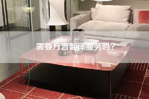 需要方言翻译服务吗？