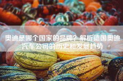 奥迪是哪个国家的品牌？解析德国奥迪汽车公司的历史和发展趋势