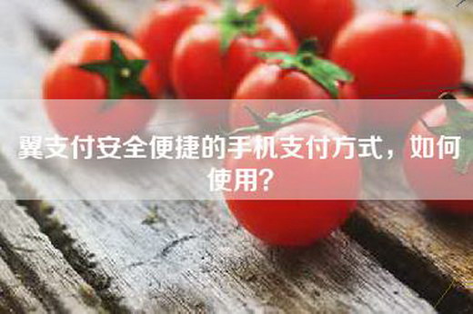 翼支付安全便捷的手机支付方式，如何使用？